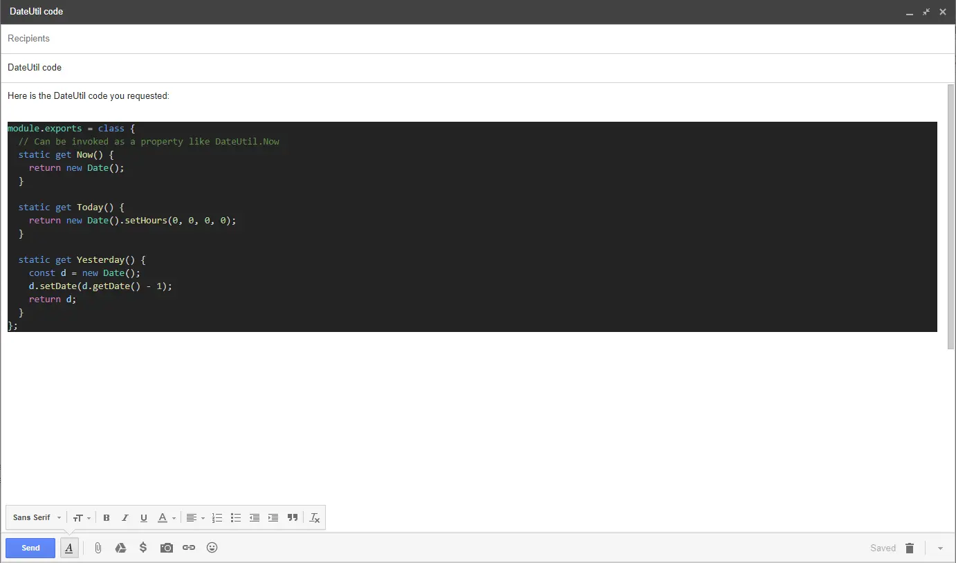 Gmail-simple