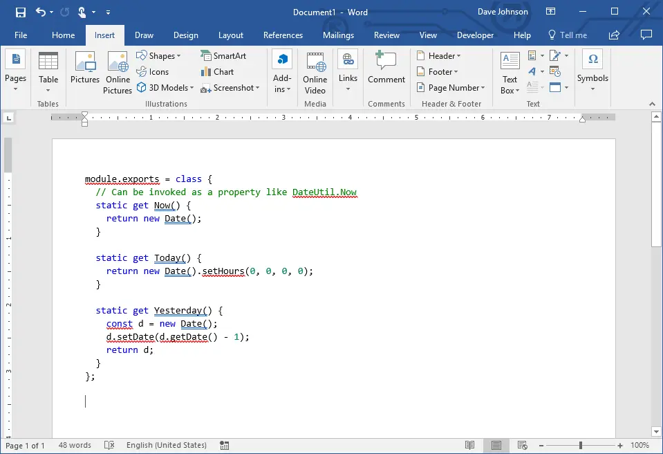 Word-light theme